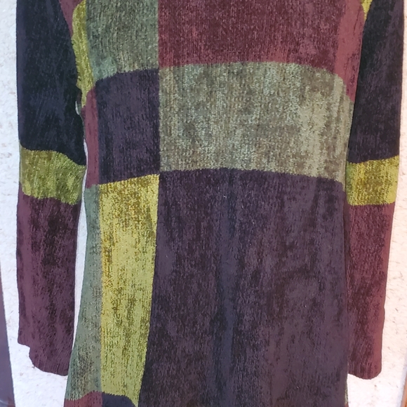 Sweater multicolored asymmetrical. Size ps - Picture 2 of 4